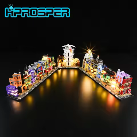 HPROSPER 5V LED Light (No Model) For LEGO 76444 Harry Potter Diagon Alley Wizarding Shops Decorative