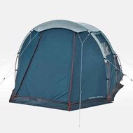 TENDA 4 Person Camping Tent Family Tent Arpenaz 4.1 Dark Green