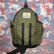 90% new 美國製 Gregory Wayne Daypack Zippers Backpack 30th anniversary Green Olive 30週年限定綠色尼龍拉鏈背囊 書包 背包