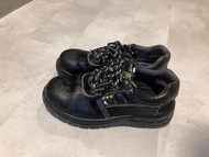 黑色工程地盤安全鞋  41號 Black Leather Safety Shoes with Steel Toe