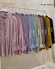 Atasan Wanita Terbaru Tahun 2021 Rayana Blouse By Mylady Hijab