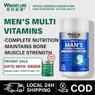 WRIGHT LIFE Vitamin B Complex for Men Multivitamin Energy Support Nervous System Health