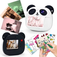 Portable Mini Pocket Printer Kit with5 Rolls of Colorful Thermal Paper,Stickers,Labels - Print Photo