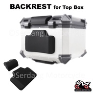 Backrest Aluminium Top Box Back Rest Sandaran Box