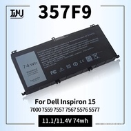 🔥74WH 357F9 Laptop Baery for Dell piron 15 7000 7559 7557 7567 5576 5577 15PD Series P65F 71JF4 0GFJ