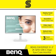BENQ GW3290QT 31.5" 2K QHD USB-C Ergonomic Eye-Care Monitor