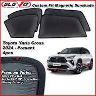 ELEVO Toyota Yaris Cross 2024 Magnetic Custom Fit Sunshade Magnet Shade Sun Protection 4pcs