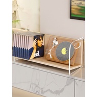 CD Rack Desktop Acrylic Vinyl Record Storage Rack CD Disc Display Display Rack Album Collection Stor