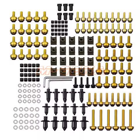 186 PCS Motorcycle Accessories Aluminum Fairing Bolt Screws Kit Fit For GSXR600/750/1000 K1 K2 K3 K4
