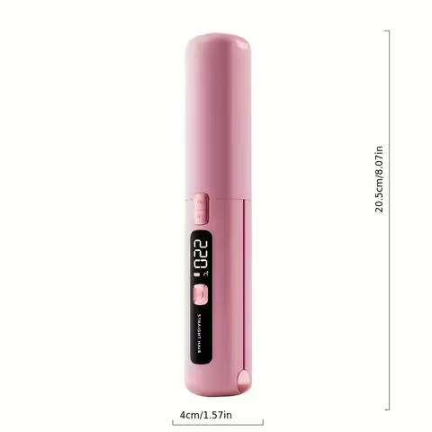Hair Mini Cordless Straightener Mini Size Cordless Wireless Hair Straightener, USB Rechargeable Port