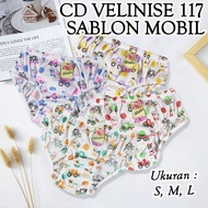 3 PCS Velinise CD 117 Children's Car Screen Printing | Cool & Soft