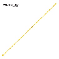 WAH CHAN 916 Gold Anklet - Love/Heart OSA1002