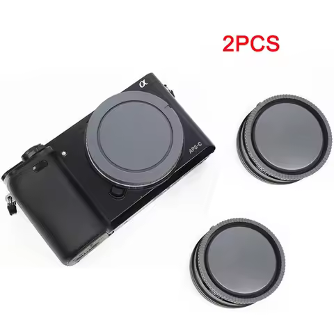 2PCS Body Front Cover+Camera Rear Lens Cap Kit for Sony E Mount NEX Nex-3 NEX-5 6 7 A7 A7r A7s A3000