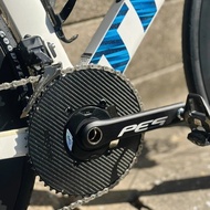 Aerodynamically Enclosed 110bcd Round Road Bike Double Chainring Aero for Shimano 50-34t/52-36t/53-3