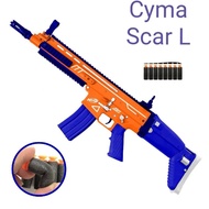 NEW model Cyma scar L JD 005 nerf blaster soft gel ball nerf bullet ready stock new black sand color