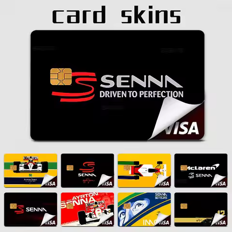 Popular Racing Car A-Ayrton S-Senna Fashion Cute Cartoon Cat Painting Anime Game Unique Film Sticker