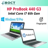 HP ProBook 440 G3 / Intel Core i7 6th Gen / 14 inch screen HD / Refurbished