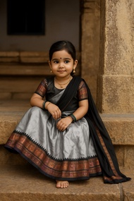 South Indian Kids Lehenga or Choli