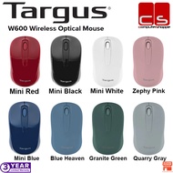 TARGUS W600 Wireless Optical Mouse (RED,BLACK,WHITE,PINK.Mini Blue,Blue Heaven,Granite Green,Quarry 