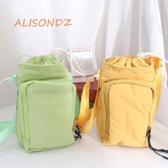 ALISONDZ Water Bottle Carrier Bag, Shoulder Strap Front Pocket Water Bottle Holder, Lightweight Wate