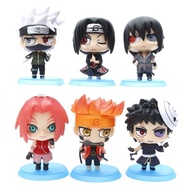 Buy1Free1 OriginaL Anime Naruto Dragonball Itachi Kakashi Sakura Sasuke Action Figure 6-7cm Toys