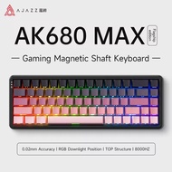 AJAZZ ปะเก็น RGB แบบถอดเปลี่ยนได้ AK680คีบอร์ดแม่เหล็กสูงสุดคีย์บอร์ดเล่นเกม