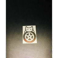 JDM Spoon Evo Regamaster Cat Car Sticker
