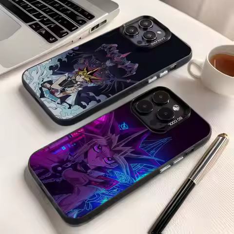 Yu-Gi-Oh Phone Case For iPhone 16,15,14,13,12,11,8,7,Pro,Max,Plus,Mini,XS,SE Anti Fall Black Matte H
