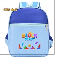 QP School backpack for Kindergarten/PAUD Block Blast for Boys and Girls Fashion Stylish