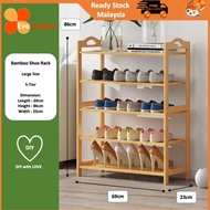 Bamboo Shoe Rack Shoes Rack wood rack 木架/ Rak Kasut Buluh Bertingkat Multi-layered style, simple & b
