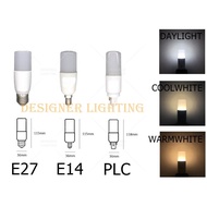 Malaysia Lamp Holder [E27/PLC/E14] 10w Led Stick Bulb Mentol LED Daylight Coolwhite Warmwhite Light 