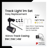 BWL LED LIGHT LED Track Light 3pcs Track Light With 1m Track Complete Set