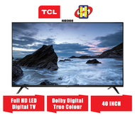 TCL LED TV (40 Inch) Full HD DTV True Color Dolby Digital LED TV 40D3000