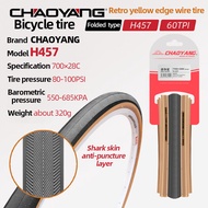 CHAOYANG ยางยางล้อจักรยานสำหรับ H5224/H457จักรยานยางล้อ700x2 5/28/40C ยางจักรยานถนนกันการเจาะ30TPI 6