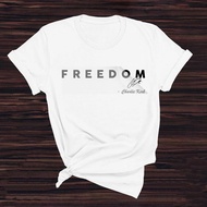 2 Pek Charlie Kirk Freedom DTF Transfers Sedia untuk Ditekan, Transfer untuk T-Shirt, Patch Tampal u