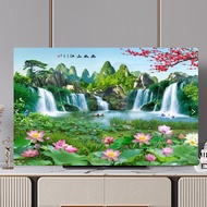 New Style tapestry TV Dust Cover Elastic Hanging TV Cover Cloth remote control Computer cover 22 24 32 27 37 38 39 40 43 46 50 52 55 58 60 65 70 75 80 85inch smart tv61009