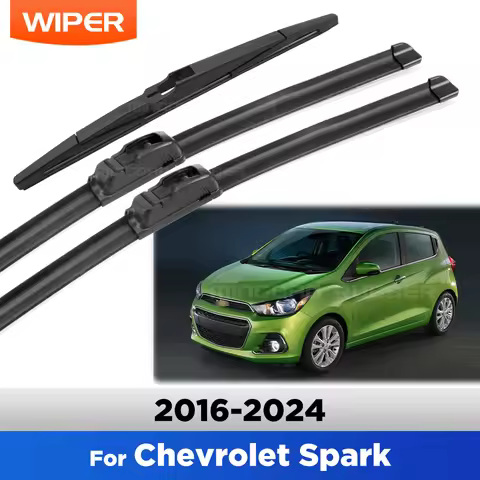 For Chevrolet Spark EV M400 2016-2024 2017 2018 Wiper Front & Rear Wiper Blades Windshield Windscree
