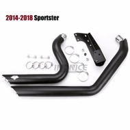 Black/Chrome exhuast mufflers for Harley iron 883 Shortshots Exhaust Pipes for Harley Sportster xl88