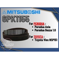 6PK1155 Perodua Axia & Bezza 1.0 V Belt (Mitsuboshi)