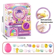 Children's Mini Gashapon Machine Mini Pinch Fun Decompression Pinch Category Cartoon Doll Pinch W5y7
