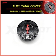 For QJMOTOR SRK250RD / SRK450RR / SRK600RC Oil Fuel Tank Cover Quick Release Gasoline Tank Cap   Acc