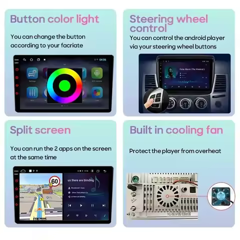 Android 13 FOR DAB+ DVR TPMS CARPLAY OBD 360 Cameras For Autoradio Lettore DVD Sistema Di Monitoragg