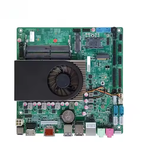 Hot Sale 10th Gen Industrial Mini ITX DDR4 Motherboard Core i3 i5 i7 10510U HD-MI DP VGA 2*SATA3.0/1