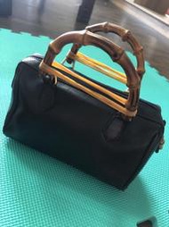 [[全新 私物自售 無附件 品牌真品]] Gucci 女包 竹節迷你波士頓包