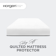 ( Mattress Protector in 5 sizes ) Horgen Sleep Essentials Microfibre Quilted Mattress Protector