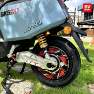 สวิงอาร์มรถไฟฟ้า QS MOTOR พร้อมขาปักข้าง 220 MM. สวิงอาร์มอลูมิเนียม สามารถใส่ได้เกือบทุกรุ่น