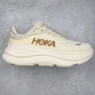 HOKA ONE ONE Bondi 9 Road Running Vanilla / Birch香草白36-46