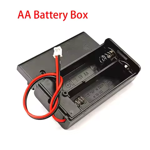 AA Battery Case AA Battery Holder AA Battery Box AA Battery Storage Case With Switch With Cover With