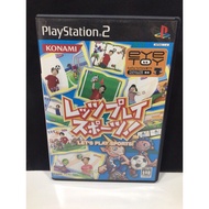 Original Disc [PS2] Let's Play Sports! (Japan) (SLPM-62516) U-Move Super Sports EyeToy Eye Toy