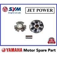 SYM JET POWER FRONT PULLEY SET // COMP COMPLETE DEPAN PULLEY PULEY KACANG ROLLER FAN JETPOWER JET-PO